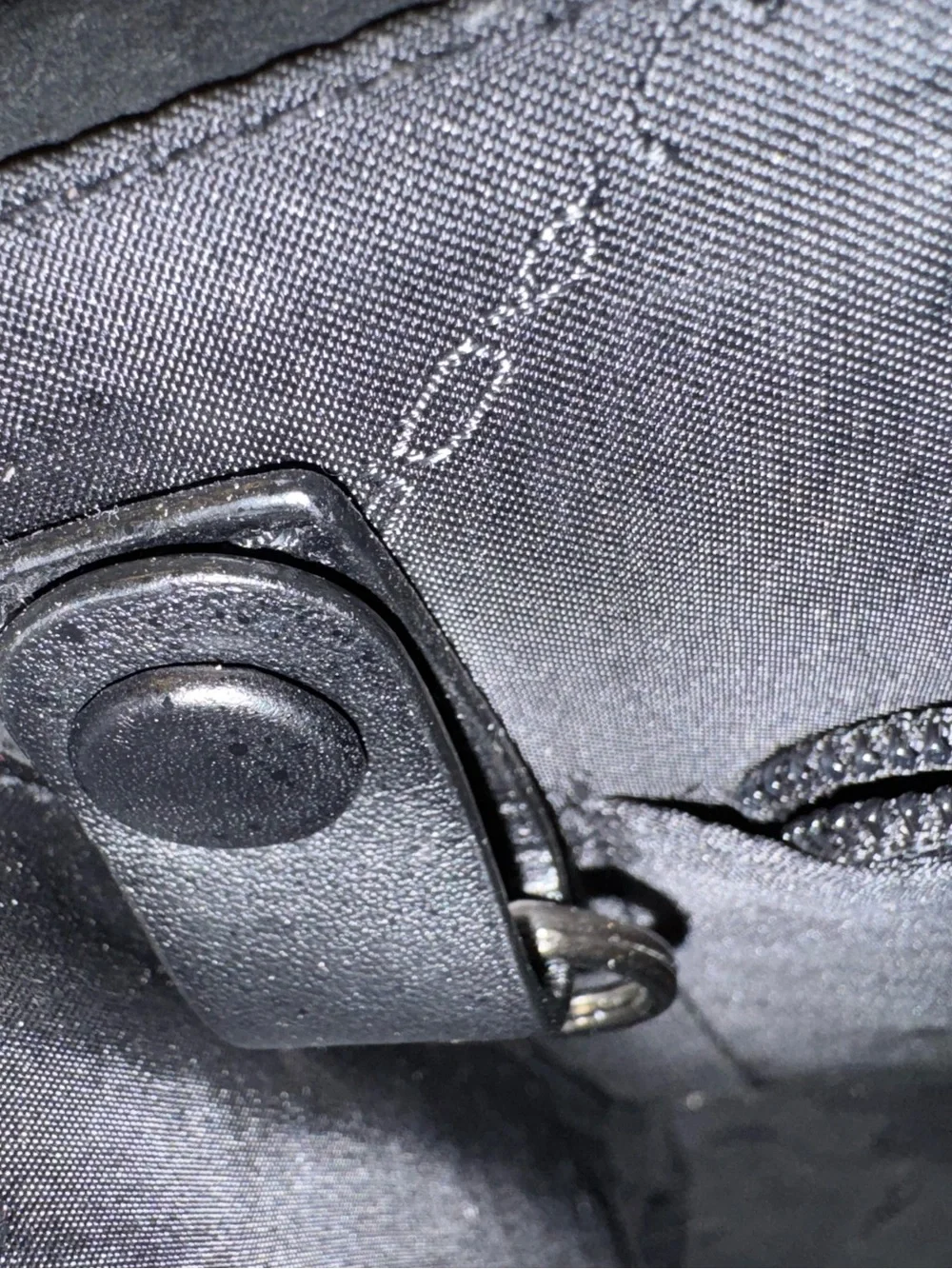 Black Leather Laptop Briefcase with Shoulder Strap